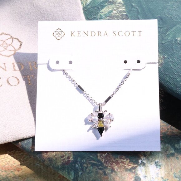 Kendra Scott Bee Crystal Pendant Necklace - Picture 1 of 2
